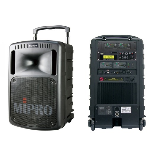 MIPRO MA-808M (H/T) / MA 808M (H/T) / MA 808 / 무선 1개 기본포함 / 미프로 이동형 앰프 / 충전식 앰프 / 무선 2채널 가능 / 행사용 앰프 / 안내용 / 공연용