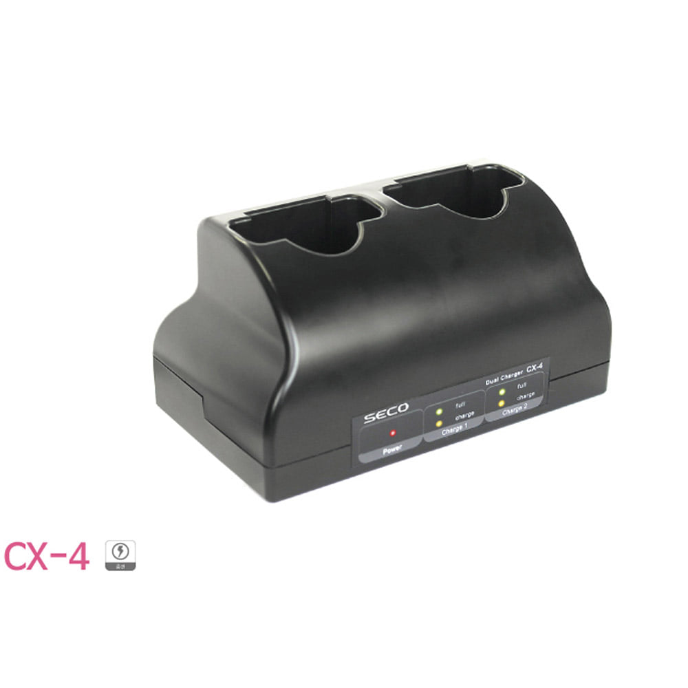 SECO CX-4 / 핸드마이크, 바디팩 마이크 듀얼 충전기  / CX4 / 무선 마이크 충전기 / CX4