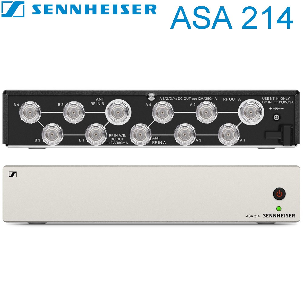 SENNHEISER ASA 214 / ASA214 / 능동형 안테나 분배기 / 능동형 / 젠하이져 / 무선 마이크 안테나분배기  / ASA-214