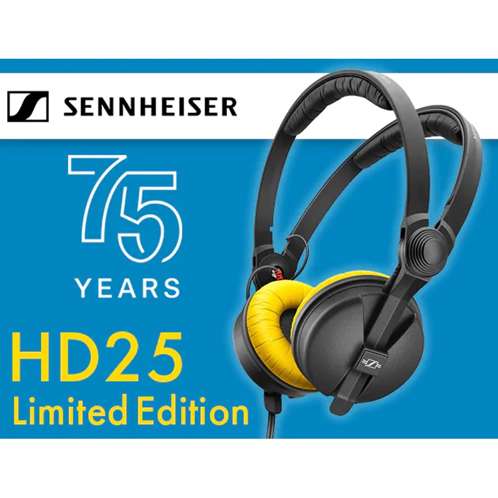 *당일발송* 젠하이저 HD25 Limited Edition (75주년 한정판) / 공식수입 / 정품 / SENNHEISER HD-25 Limited Edition / 모니터 헤드폰 / 디제이헤드폰 / DJ 헤드폰 / 엔지니어 헤드폰
