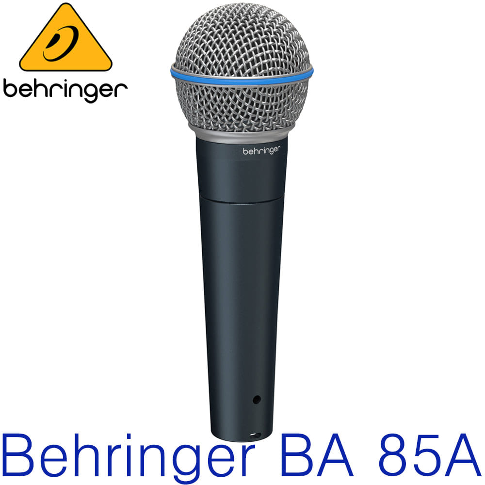 BEHRINGER BA85A / 베링거 / BA 85A / BA85 A  / 슈퍼 카디오이드 다이나믹 마이크 / 스피치용 마이크 / 행사용 / BA-85A
