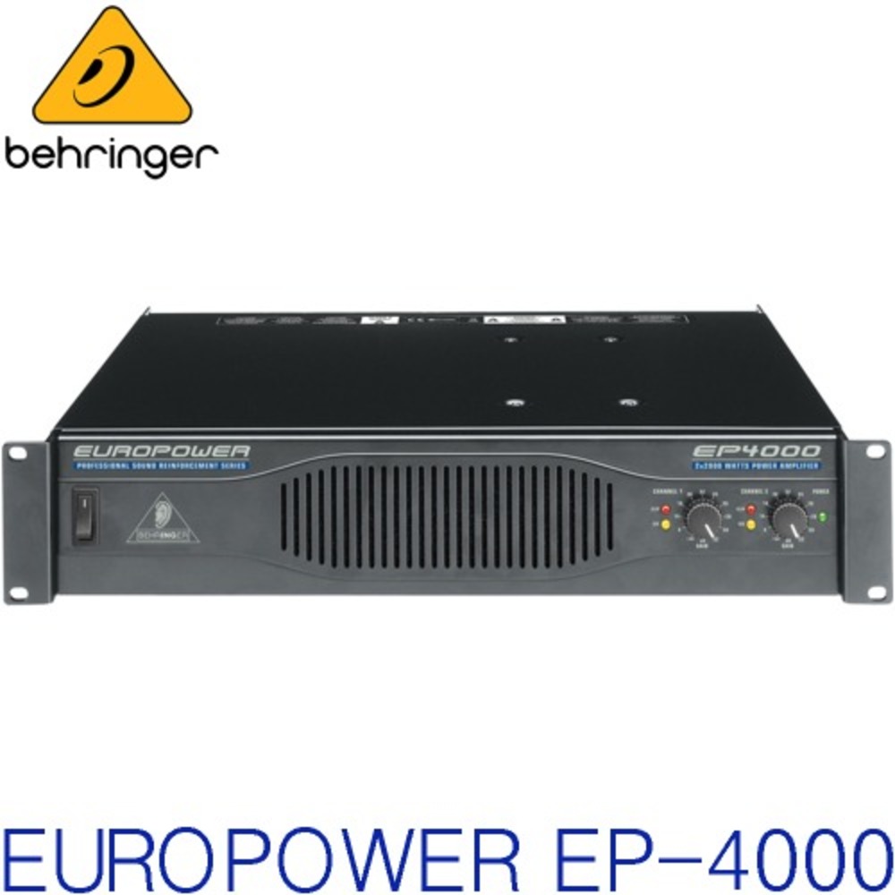 BEHRINGER EP-4000 / EP4000 / 베링거 / 스테레오 앰프 / 파워앰프 / 4000W / EP 4000 / 가속 순간응답 기능내장
