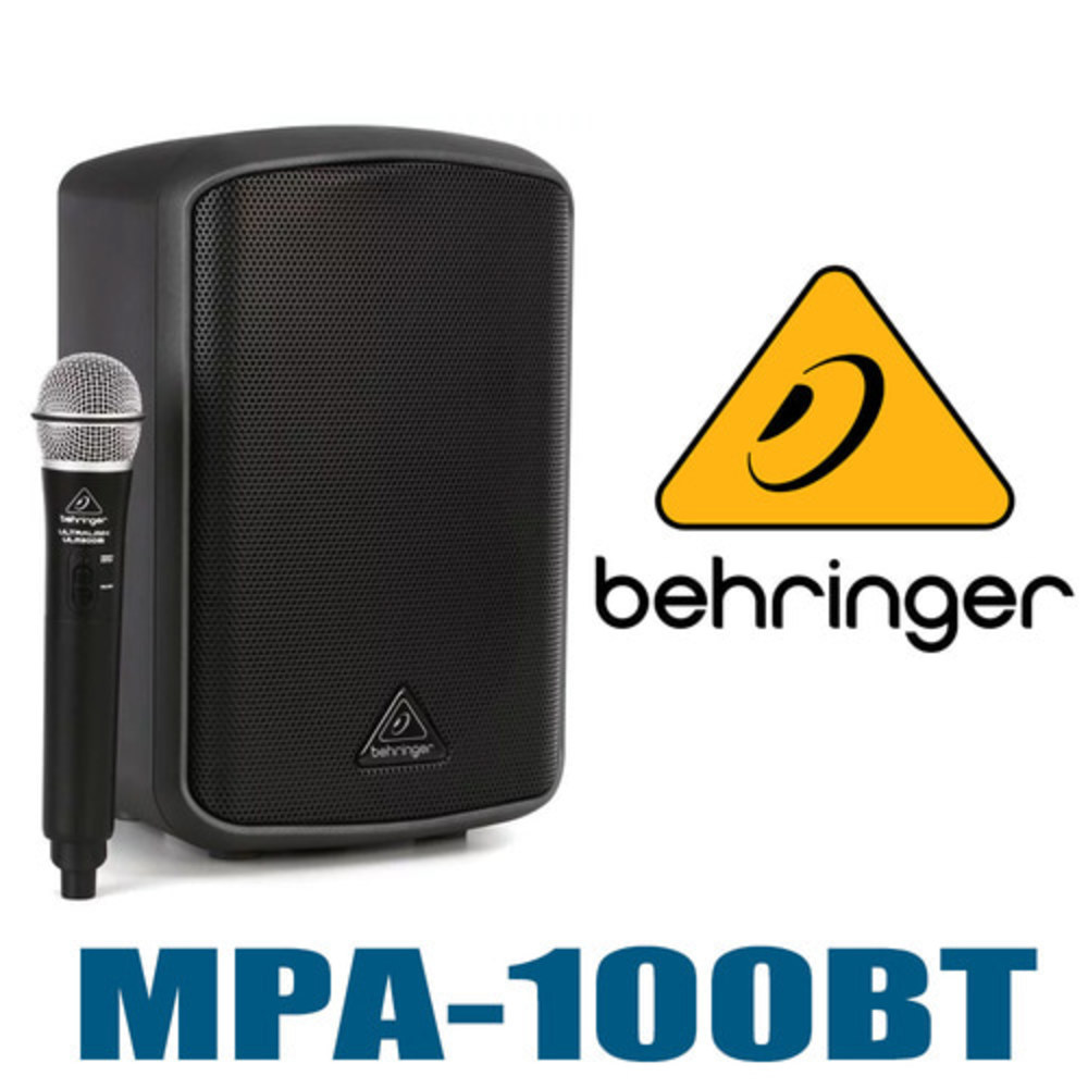 베링거 MPA100 BT / EUROPORT MPA100BT / 올인원 100W / 이동형 PA시스템 / 포터블 스피커 /블루투스 연결이 가능 / 올-인-원 포터블 PA 시스템 / 충전앰프