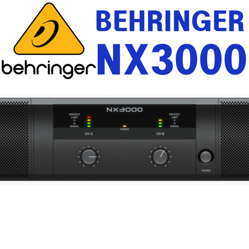 BEHRINGER NX-3000 / NX3000 / NX 3000 / 베링거 / 3000W / 클래스-D 파워앰프