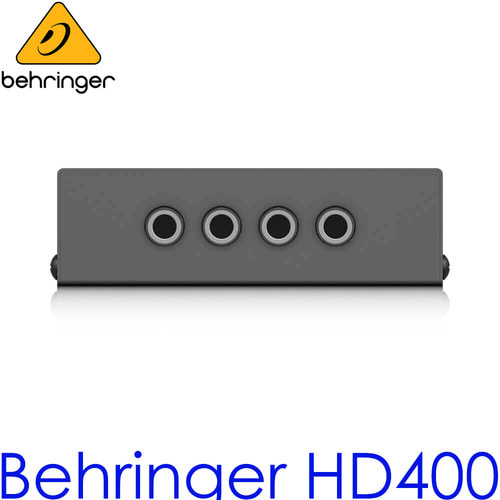 Behringer HD400 / HD-400 / 베링거 / AC 험 &amp; 소음 제거 / 초소형 2 채널 험 제거기 / 노이즈 제거기