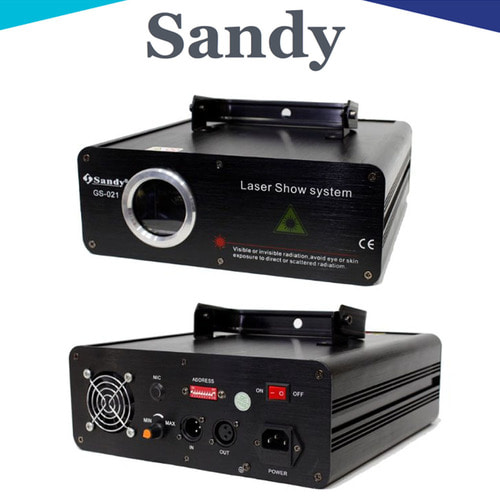 Sandy GS-021 / GS021 / 칼라 레이저 /에니메이션 컬러 레이져 / RGB 애니메이션 레이저 / 무대조명 / 특수조명