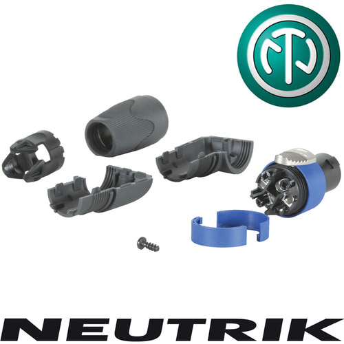 NEUTRIK NL4FRX / 뉴트릭 NL4FRX / ㄱ자 스피콘 커넥터 / 젠더 / 좁은 공간 스피커 연결 커넥터 / 스피콘 연결잭 / 스피커 케이블