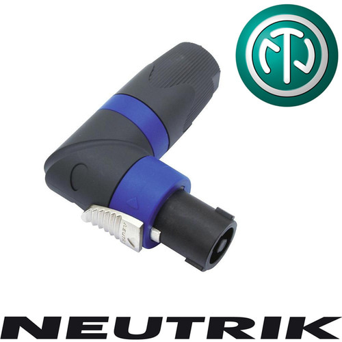 NEUTRIK NL4FRX / 뉴트릭 NL4FRX / ㄱ자 스피콘 커넥터 / 젠더 / 좁은 공간 스피커 연결 커넥터 / 스피콘 연결잭 / 스피커 케이블