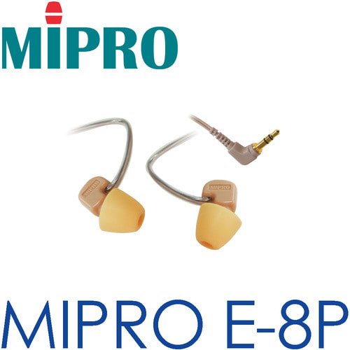 MIPRO E8P / E-8P  / E 8P / Digital Stereo Transmitter Eaephone / 미프로 인이어 이어폰 / 인이어 밸트팩 수신기용 이어폰