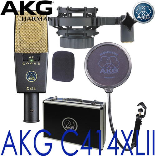AKG C414XLII / C414 XLII / 콘덴서마이크/ 스튜디오 / 레코딩 / C 414 XLII / C 414XLII / 멀티패턴 / 대형 다이아프램 / 트루 컨덴서 마이크