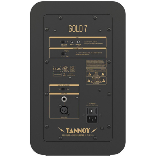 TANNOY GOLD7 / 탄노이 GOLD 7 프리미엄 6.5인치 레퍼런스 스튜디오 모니터 스피커 (1통) / 6.5인치 / 2웨이 / 액티브 /스튜디오 모니터 / 모니터링 / 홈레코딩 / 인터넷방송