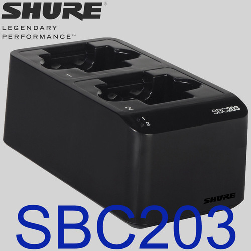 슈어 SBC203 / SBC-203 / SLX-D1 SLX-D2 용 듀얼 도킹 충전기 / 리튬 이온 충전 건전지 전용 듀얼 배터리 충전기 / 무선 송신기및 충전지 충전기 / SHURE 디지털 무선마이크 전용 충전기 / SBC 203 / 전용 충전배터리 도킹 충전기