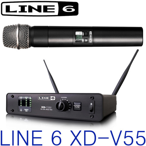 XD-V55 / XDV55 / LINE6 / 디지털 무선핸드마이크 시스템 / 라인식스 / 무선핸드 마이크 / 와이레스 핸드마이크 / XD V55