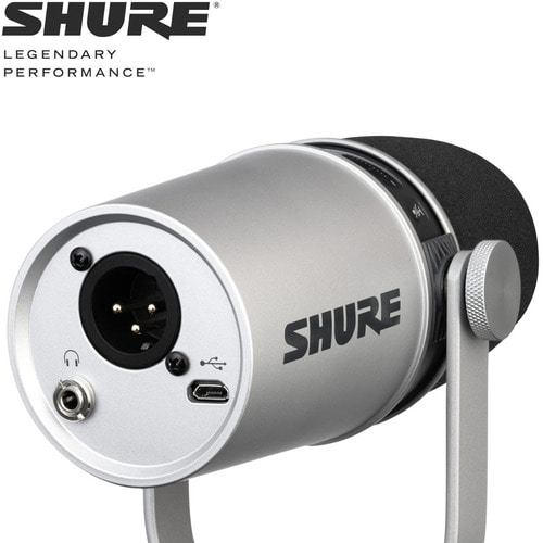 SHURE MV7 / MV7 / USB 유선 XLR 겸용 마이크/ 레코딩마이크 / 다이나믹 / 유투브 방송마이크 / 스튜디오 마이크 / MV7
