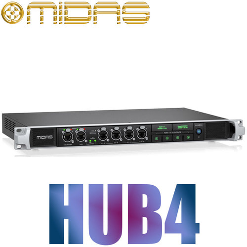 마이다스 HUB4 / HUB-4 / 퍼스널 모니터 시스템 허브 / DP48용 / MIDAS HUB 4