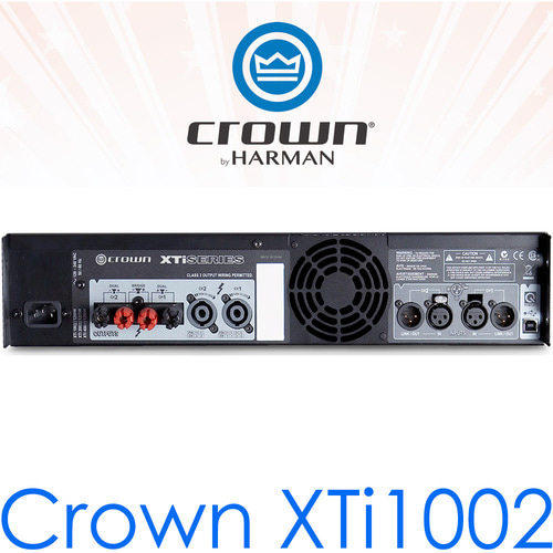 CROWN XTI1002 / XTI 1002 / 파워앰프 / 크라운 앰프 / 4옴 700W / 8옴 275W / 스테레오 앰프 / 파워앰프 / 고출력 고성능 / 공연 행사 라이브