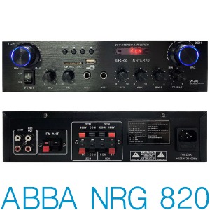 ABBA NRG-820 / NRG820 / NRG 820 / 로우 하이임피던스 겸용 앰프 / 매장용 / 안내방송 / 소형 매장앰프 / 씰링스피커 앰프