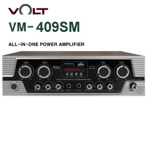 VOLT VM-409SM / 볼트 VM409SM / VM409/파워앰프 / USB,SD카드,블루투스 재생 / VOLT 앰프 / 매장용 앰프 / 4채널 앰프 / 다용도 앰프 / 정품 / 카페 매장 식당 레스토랑 커피숍 휴게실 활용