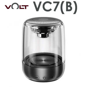 VOLT VC7 (B) / 볼트 휴대용 블루투스 스피커 / 검정색 / VC7B / 미니 조명 스피커 / VCB / 캠핑용 충전형 스피커 / 가정용 휴대용 조명스피커