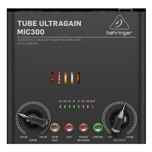 MIC-300 / MIC300 / 베링거 / 마이크 프리앰프 / 오디오 인터페이스 / MIC 300 / 진공관 마이크프리 / 프리 앰프