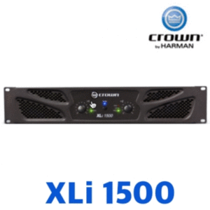CROWN XLi1500 / XLi 1500 / 파워앰프 / 4옴 450W / 8옴 280W / XLI-1500 / 듀얼채널 스테레오 앰프