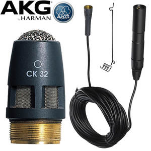 AKG CK32+HM1000 / CK32 + HM-1000 / CK32, HM 1000 조합 / 천정설치용 마이크 / 무지향성 행잉 마이크 / 성가대 마이크 / 천장 설치 수음용 / 레코딩 마이크