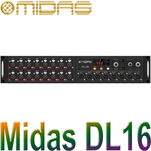 MIDAS DL16 / DL-16  / 마이다스 / 16 채널 / 디지털 믹서 / 채널확장 디지털 스네이크 / DL 16