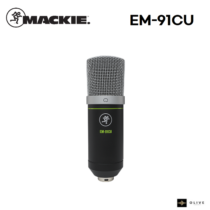 MACKIE 맥키 EM-91CU 라지 다이어프램 USB 콘덴서 마이크 EM 91CU