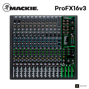 MACKIE 맥키 ProFX16v3 16채널 전문가용 USB IO내장 아날로그믹서 ProFX-16v3