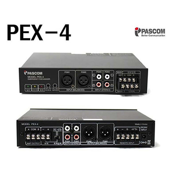 PEX-4/PEX4/소방방송연동컨트롤러/파스컴/비상방송컨트롤러