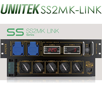 UNITEK SS2MK LINK / SS2M-LINK / 유니텍 / 순차전원공급기 / 40A 대용량전원부/ 고용량 앰프전원부 / 랙장착가능
