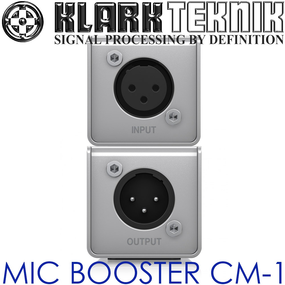 MIC BOOSTER CM1 / MIC BOOSTER CM 1 / KLARK TEKNIK 클락테크닉 MIC BOOSTER CM-1 다이나믹 마이크 부스터, 1채널 / MIC BOOSTER-CM1