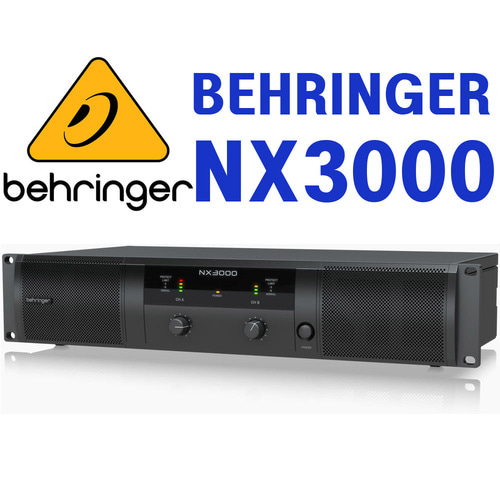BEHRINGER NX-3000 / NX3000 / NX 3000 / 베링거 / 3000W / 클래스-D 파워앰프
