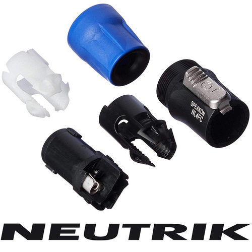 NEUTRIK NL4FC / 뉴트릭 NL4FC / 스피콘 커넥터 / 젠더 / 스피커 연결 커넥터 / 스피콘 연결잭 / 스피커 케이블