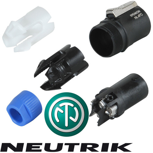NEUTRIK NL4FC / 뉴트릭 NL4FC / 스피콘 커넥터 / 젠더 / 스피커 연결 커넥터 / 스피콘 연결잭 / 스피커 케이블