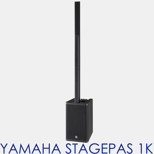 YAMAHA STAGEPAS1K / 야마하 스테이지박스 1K / STAGEPAS 1K / 1000W / 올인원 포터블 PA 시스템 / 블루투스 / 이펙터 / 컴프레서 탑재