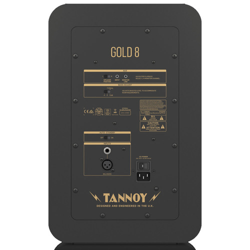 TANNOY GOLD8 / 탄노이 GOLD 8 / 프리미엄 8인치 레퍼런스 스튜디오 모니터 스피커 (1통) / 2웨이 / 액티브 /스튜디오 모니터 / 모니터링 / 홈레코딩 / 인터넷방송