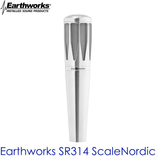 Earthworks Audio SR314B / SR-314-B / 프리미엄 보컬용 핸드 / 블랙 컬러 / 수음용 / 레코딩 마이크 / SR 314 B / 단일지향성 마이크 / 어스워크 / 찬양단 리드보컬 라이브 스피치