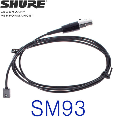 SHURE SM93 / SM-93 / 유선용 / 핀마이크 / 콘덴서 마이크 / SM 93 / 유선핀 마이크 / 슈어