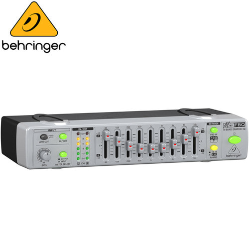 BEHRINGER FBQ800 / FBQ-800 / 울트라컴팩트 9-Band 그래픽 이큐 / 9-Band 그래픽 이퀄라이저 / FBQ 800 / FBQ 기능탑재