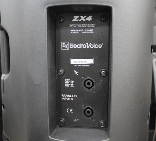 EV ZX4 중고스피커/ZX-4 400W 1조 정격출격 상태양호