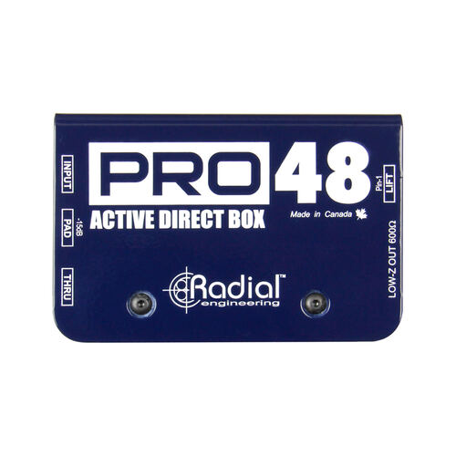 PRO48 ACTIVE 다이렉트박스 프리미엄 DI 레디알 / 래디알 액티브 다이렉트 박스 / DI박스 / Radial PRO-48 / 다이렉트 박스 / 디아이박스 / Active Direct Box