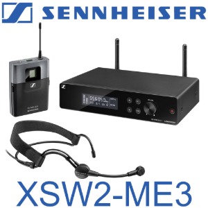 SENNHEISER XSW2-ME3 / XSW2ME3 / 젠하이져 / 콘덴서 / 헤드셋 마이크 / XSW2 ME3 / 행사 강의 스피치 설교 이벤트용 / 무선 헤드 마이크 / XSW 2 ME 3