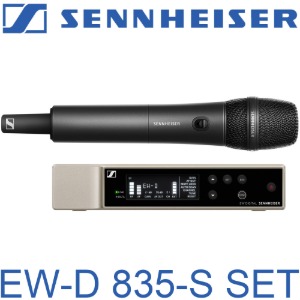 EW-D835-S Set / SENNHEISER EW D 835S Set / EWD 835S Set  / 젠하이져 디지털 무선 핸드마이크 / 단일지향성 다이나믹 무선핸드마이크 / 보컬 사회자 스피치 설교용 / 어플리케이션 컨트롤 / 134dB 다이나믹레인지 / 음소거 스위치