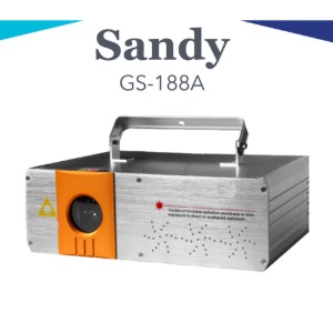 Sandy GS-188A / GS188A / GS 188 A / GS188 A / GREEN 애니메이션 레이저 / 750mW / 그린 레이저 / 컬러 레이져