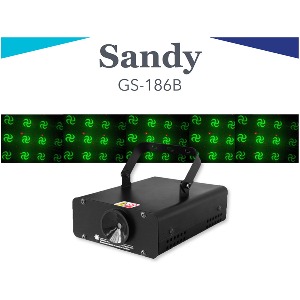 Sandy GS-186B / GS186B / 레드 그린 색상 / 4패턴 휠 레이저 / GS-186B 레드 그린B 4패턴 레이저 / GS 186B / GS186 B / GS 186 B / 무대조명 특수조명