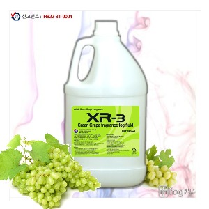 XR-3 / XR3 / XR 3 / 청포도향 / 포그머신 / 스모그머신 전용액 / 스모그액 / 포그액 / 새집증후군 제균 살균 소독 탈취 효과
