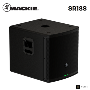 MACKIE 맥키 SR18S 18인치 1600W 전문가용 파워드 스피커 SR-18S
