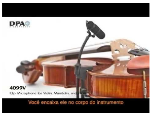 DPA 4099V 바이올린 비올라 마이크 d:vote Core /DPA 악기마이크 4099V CORE 바이올린 콘덴서 마이크