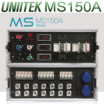 UNITEK MS150A / 유니텍 / MS150A / 150A 3상 / 대용량 전원부 / 개별 차단기방식 / 고용량앰프 전원부/ 대용량 전원박스/ 음향전원박스/ 영상전원박스 / 단상용으로 병행사용 가능